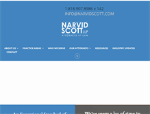 Tablet Screenshot of narvidscott.com